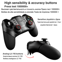 Ipega 9076 PG-9076 Bluetooth Gamepad Pad do grania kontroler mobilny wyzwalacz Joystick do telefonu komórkowego Android Smart TV, pudełko PC PS3 VR 2